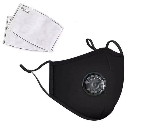 

cycling outdoor cotton mouth face cover respirator anti-dust + pm2.5 mask filter 4 nt5ga, Black