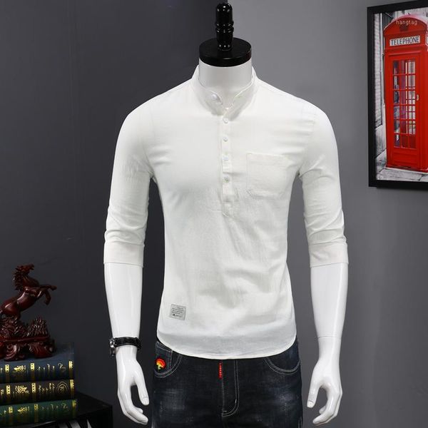 

mens shirts 2020 cotton 100% slim fit dress shirt striped summer half sleeve fashion korean size  l xl xxl xxxl1, White;black