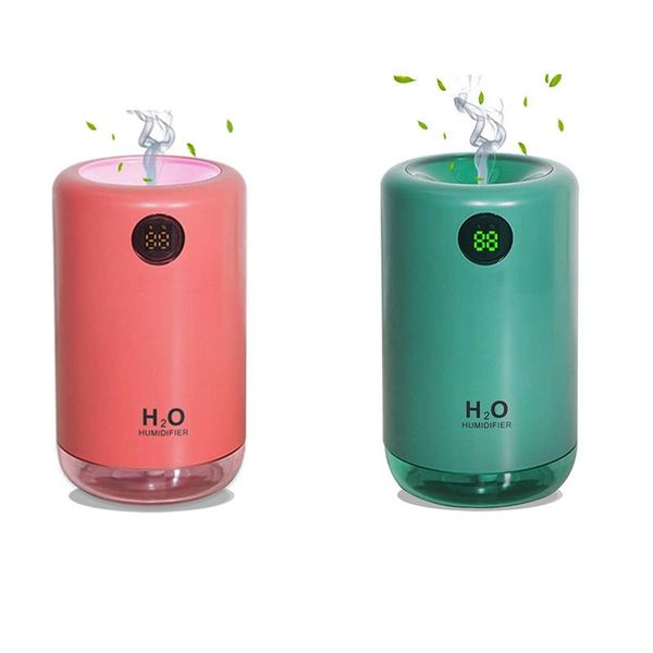 

humidifiers portable mini humidifier 500ml personal humidifier,2000mah battery with digital display cool mist