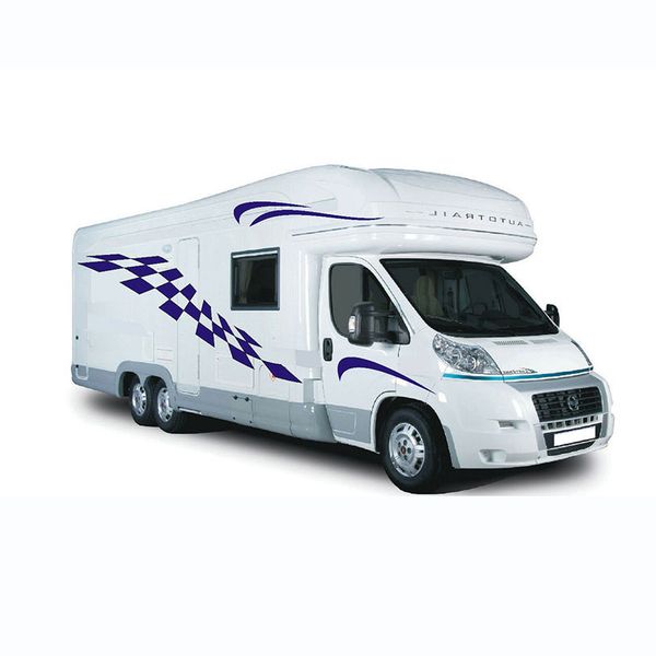 

1pc motorhome vinyl graphics stickers decals set camper van rv caravan 2m