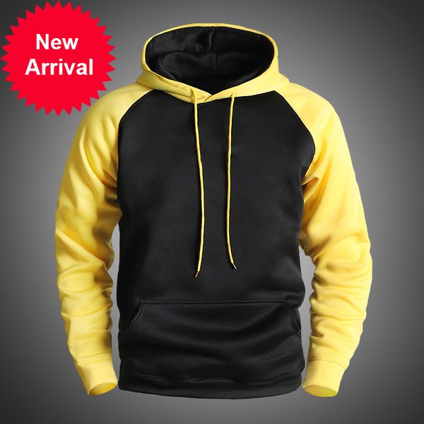 

fall of men hoodies 2020 new fleece with hood casual male hoodie fashion streetwear cardigan sweaters, Black