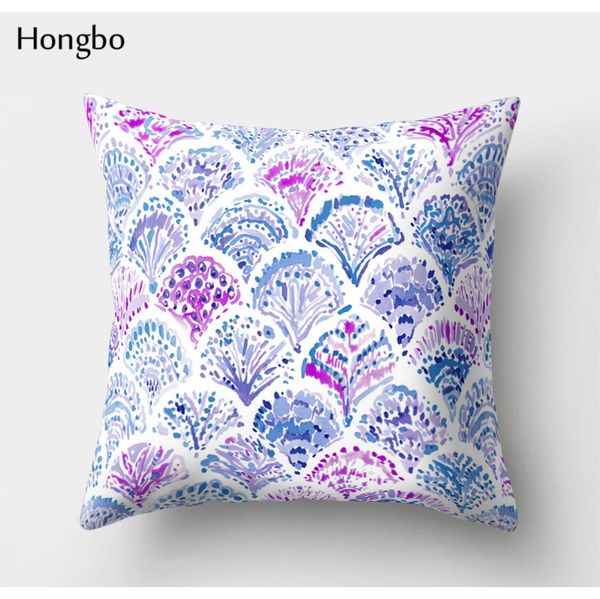 

hongbo 1 pcs mermaid fish scale pillow case cushion cover bed pillowcase for car sofa seat home decor f wmthbe