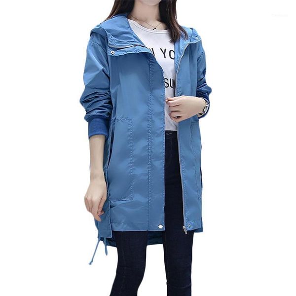 

plus size women hooded bomber coat students korean loose wild spring autumn trench coats womens casual windbreaker 100kg f9731, Tan;black