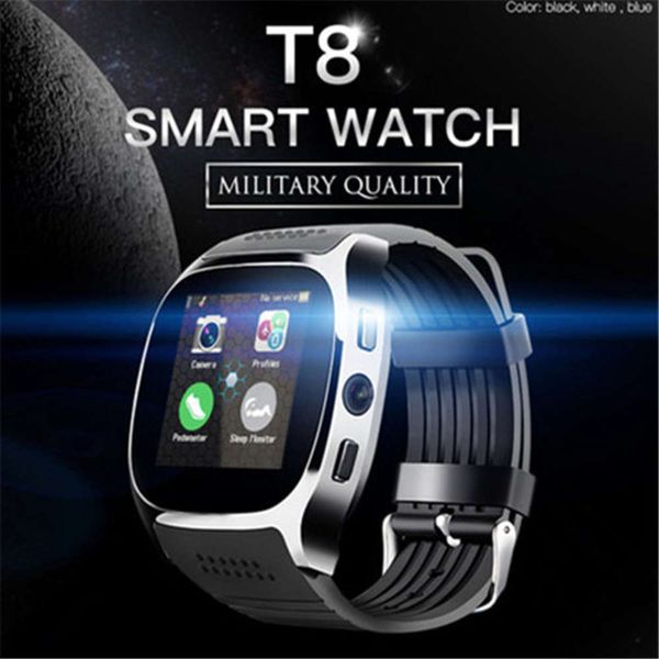 

t8 neutral smart watch, bluetooth electronic devic, sports, facebook, whatsapp, synchronization, sms, gifts