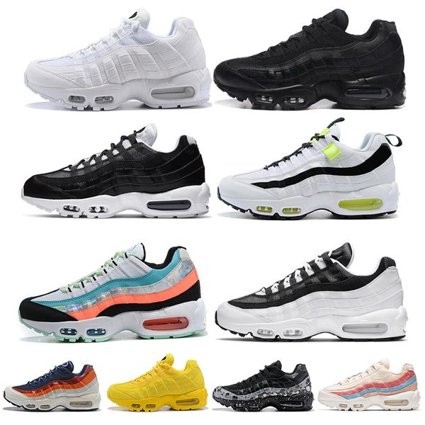 

classic mens running shoes women chaussures ying yang worldwide neon triple black white mens trainers sport sneakers size 36-45