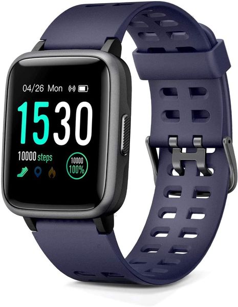 

glymnis smart ip 68 waterproof fitness watch activity tracker with 1.3 "full touch screen and heart rate monitor sleep