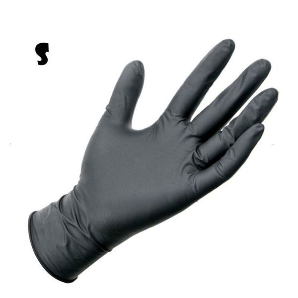 

10pcs fashion gift new popular rubber durable sumptuous comfortable disposable mechanic nitrile gloves black