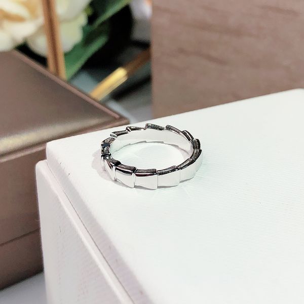 

hip hop punk snake ring classic fashion party jewelry for women wedding luxurious full drilling snake 925 silver man rings ing