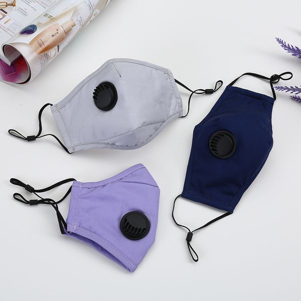 

m9a0pm2.5 valve breathing filter kids with cotton face mouth mask dustproof protective cartoon masks washable