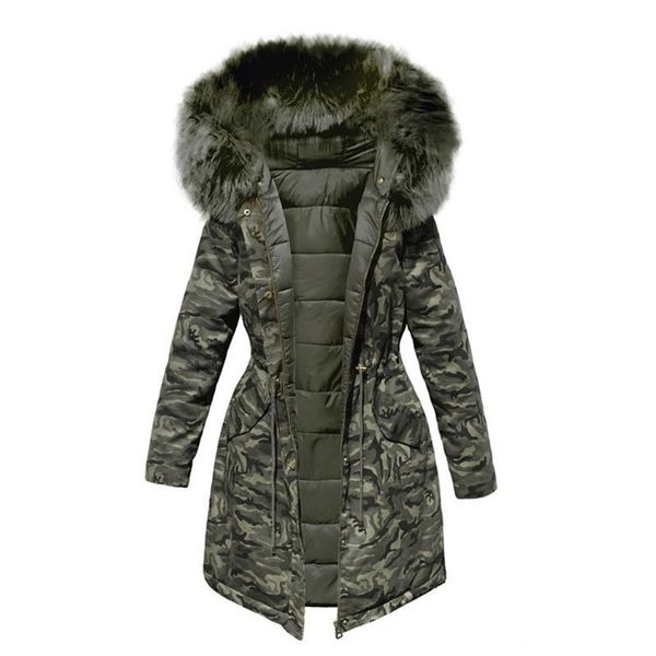 

wet women jas long parka katoon random overcoats winter bont warm female military camouflage jassen fat 2019 hremq