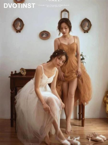 

maternity dresses dvotinst women pography props dancing white sleeveless v-neck ballet performance party dress poshoot po clothes