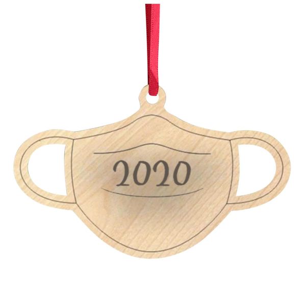 

christmas party decoration gift wearing mask christmas ornaments 2020 badly but merry christmas tree decoration gift memorial d3 wmtlbf