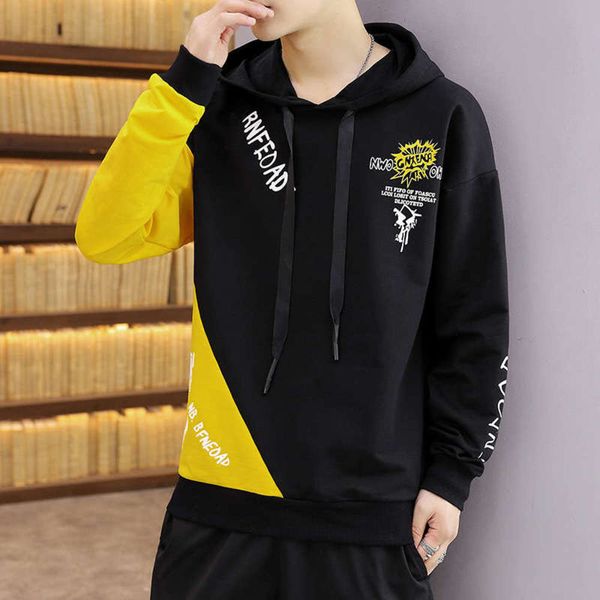 

hoodie 2020 new fashion casual sweater sportswear men's autumn youth student trend, Gray