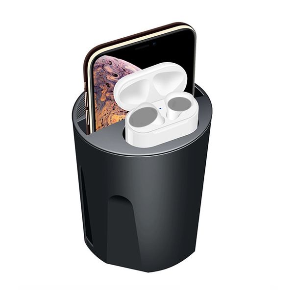 

4 in 1 mobile phone wireless car cup holder charger