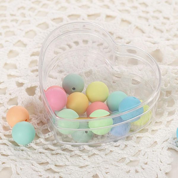 

heart shape candy box grade transparent plastic candy box container for halloween children can csv