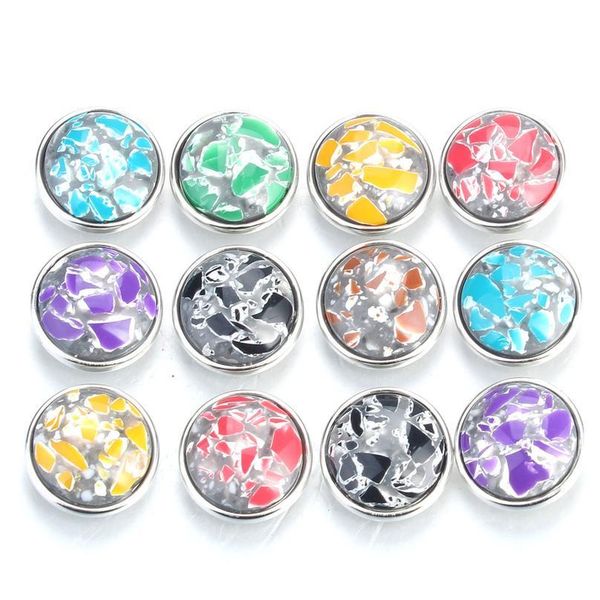 

10pcs/lot new snap button jewelry mixed style ginger resin snap buttons fit snap bracelet bangles button jlltfh