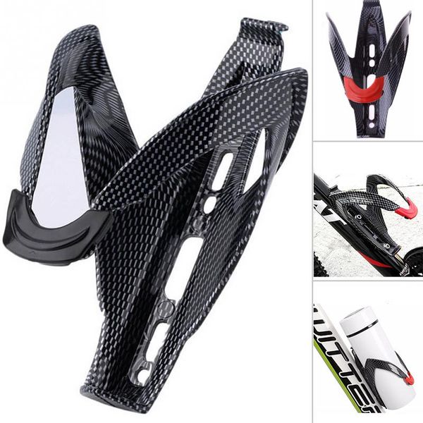

water bottles & cages durable carbon fiber bicycle mountain road bike bottle holder rack mount for cycling