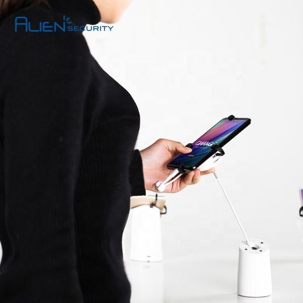 

high customer experience internal recoiler cell display showcase for retail mobile phone stores dedicated shoplifters