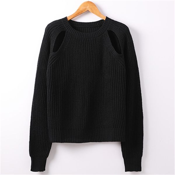 

women's blouses, tights, cold shoulder sweater, short , ladies spring pullovers knitted over my9x, White;black