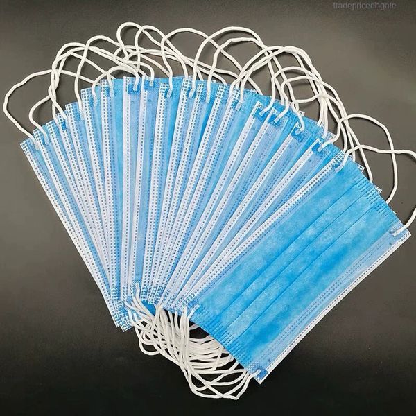 

masks ear-loop face layer mask three cover mouth 3-ply non-woven disposable dus 543d