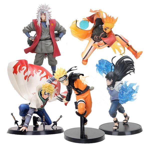 

naruto figure hyuuga hinata figure uzumaki naruto kurama jiraiya senju hashirama pvc action figure toy model gift y200421