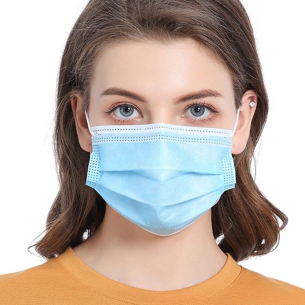 

disposable 3-layer dustproof anti pm2.5 safety face care elastic men and women masks