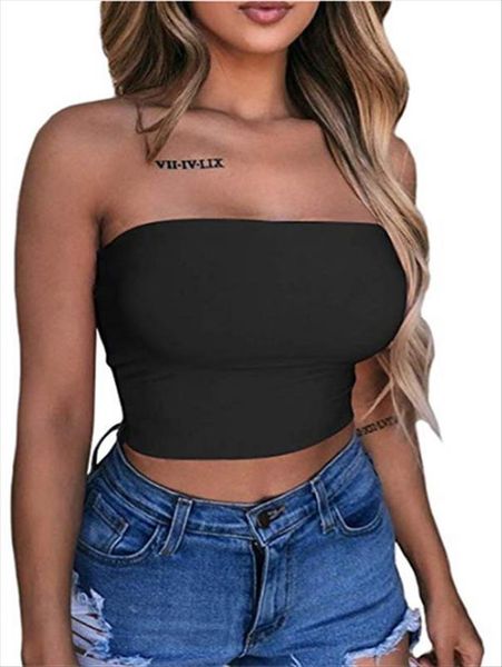 

2020 new summer sleeveless women girls summer vest crop shirt blouse casual slim black tanks s  l, White