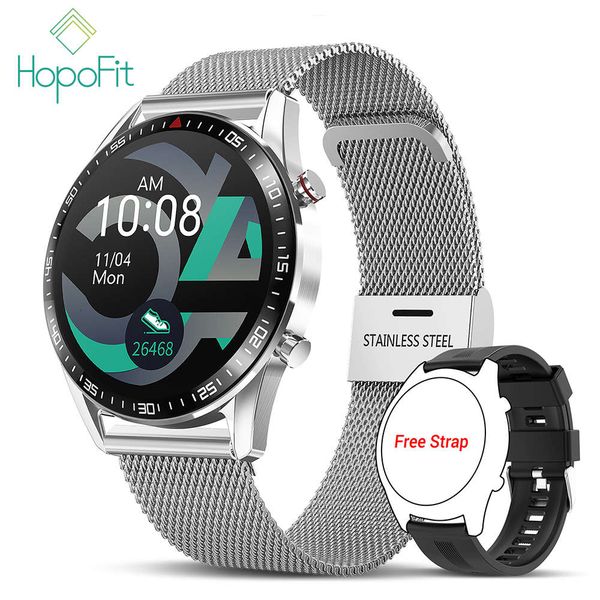 

hopofit women's sports waterproof heart rate monitor sleep reminder bluetooth phone smart watch