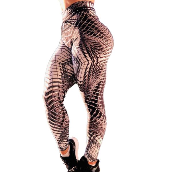 

yoga pants new for women printing slim high waist lift the hips exercise yoga pants leggings, Black;white