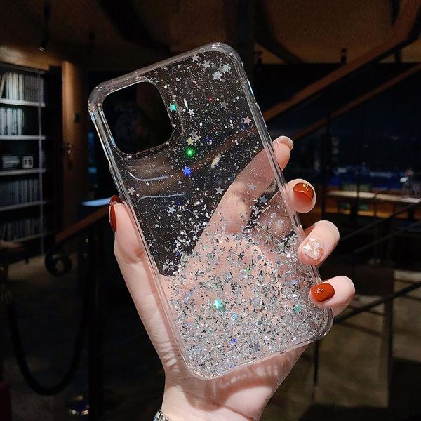 

luxury bling blite blitter case для iphone 11 pro max se xsmax xs xr 8 7 6s 6 плюс мягкий силиконовый прозрачный sqcqmm