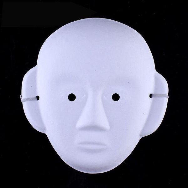 

mask white hand painted diy face halloween ball environmental protection pulp men women animal beijing opera masks