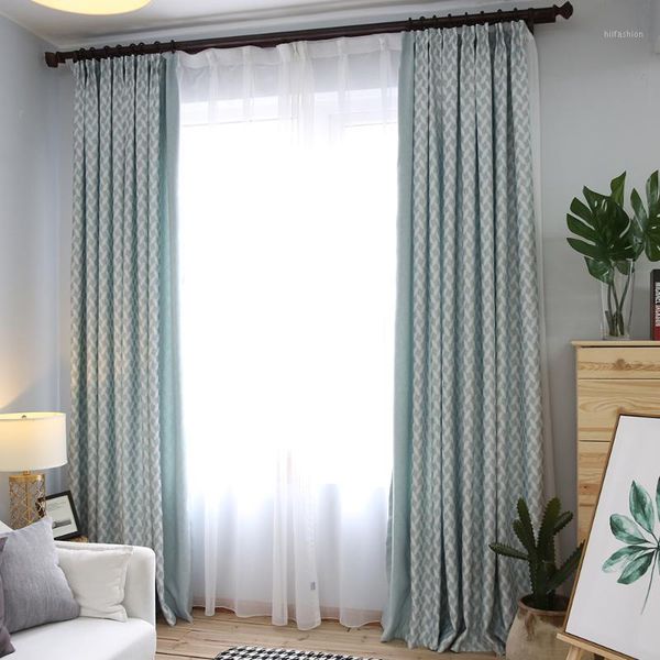 

hight quality modern style jacquard blackout curtains living room window curtains