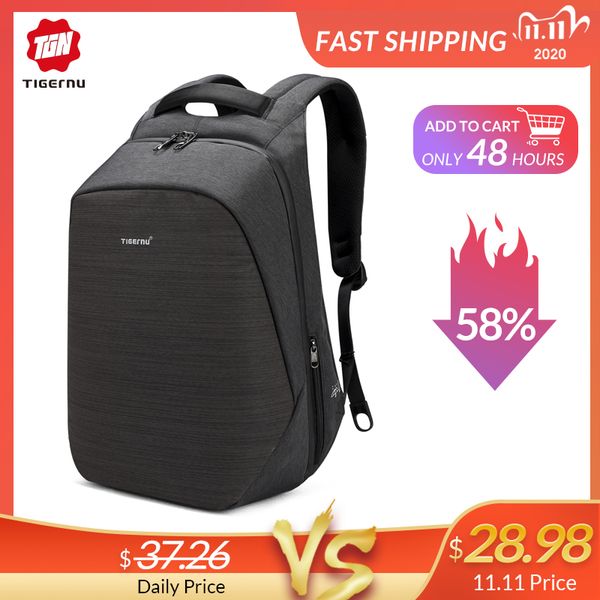 

casual multi usb charging men 15inch lapbackpacks for teenager fashion male mochila travel anti thief schoolbag backpack