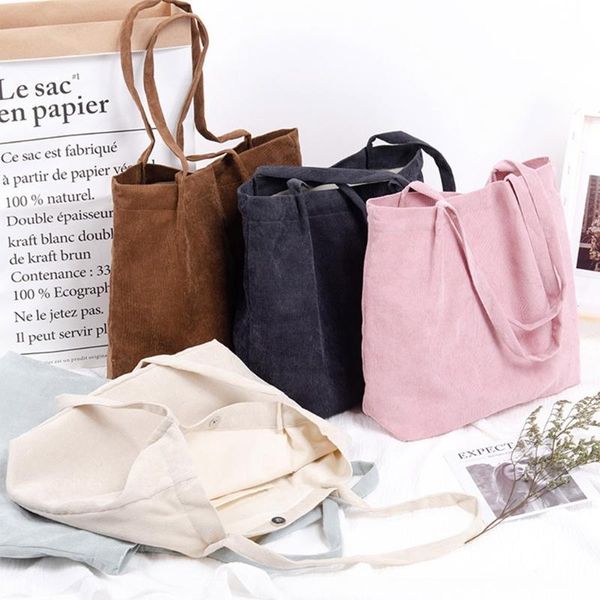 

women girls corduroy handbag shoulder bag purse tote messenger satchel h8wd
