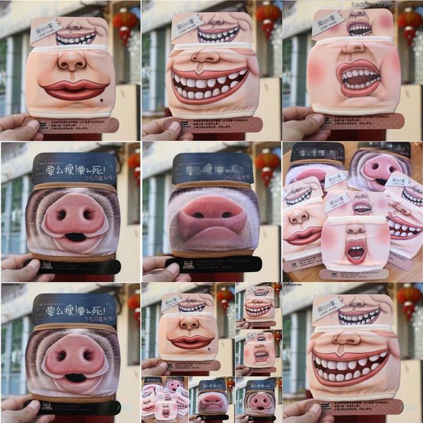 

mouth big anti cute dust funny pig cotton mask cartoon face emotiction ma 47zd