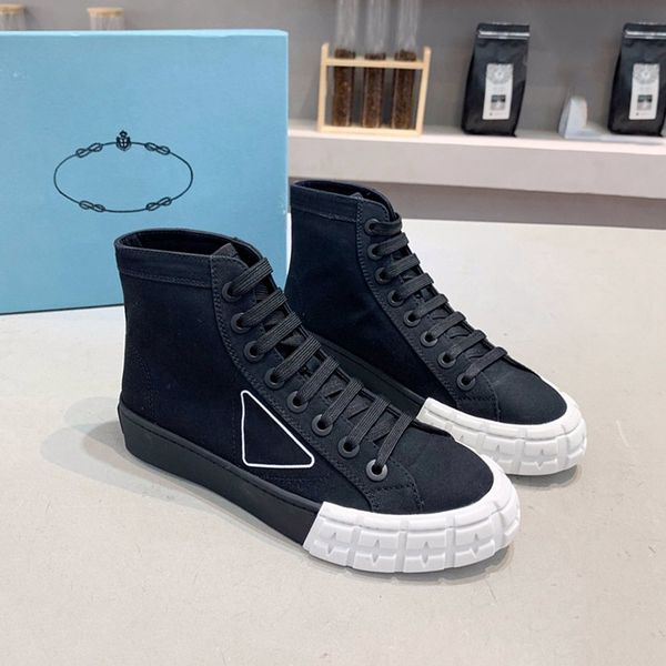 

womens gabardine cotton canvas high sneakers ivory triple black white cord khaki platform sneaker women mesh fashion casual shoes