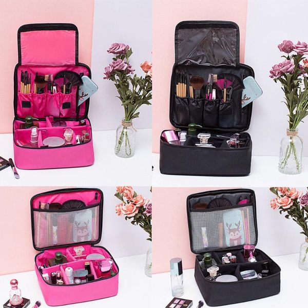 

travel cosmetic storage makeup bag folding hanging toiletry wash organizer pouch