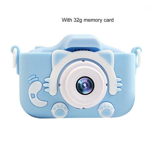 

digital cameras cartoon anti-fall mini children camera front and rear double small slr cute toys1
