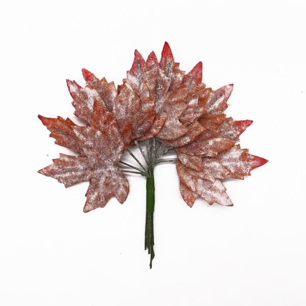 

12шт лот ретро листья дерева искусственные цветы для свадьбы украшения дома diy ремесло венок подарок запиши поддельные цветочные аксессуары