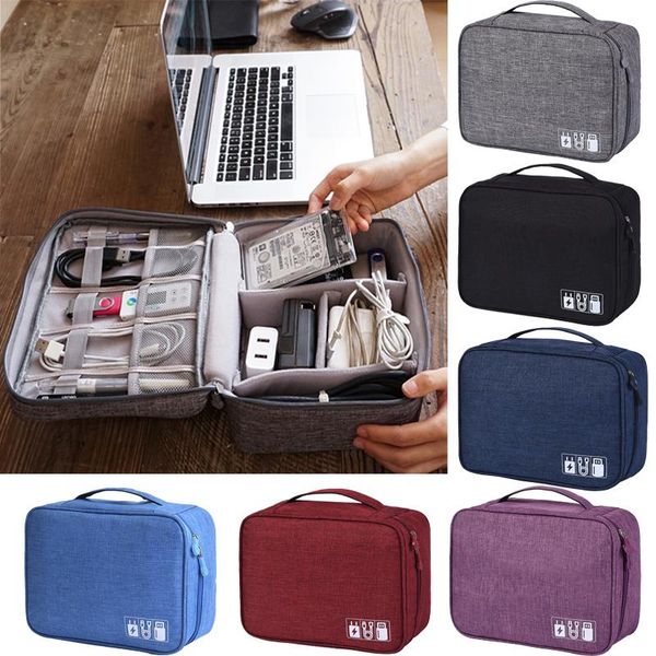 

storage bags digital bag organizer travel charger data cable usb closet for headphone