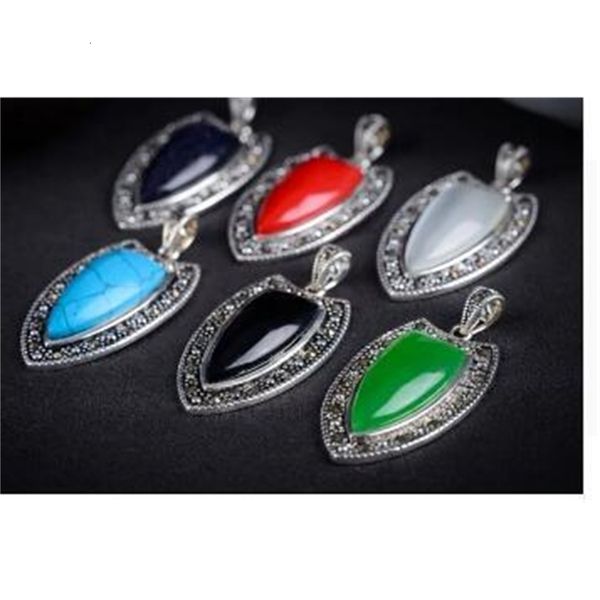

factoryqgj3925 silver shipping sterling lady's jewelry natural stone pendant