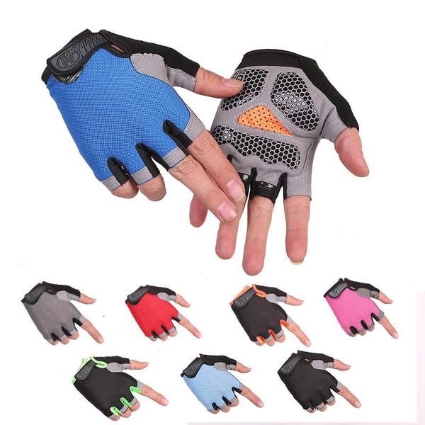 

disposable gloves cycling anti-slip anti-sweat men women half finger breathable anti- outdoor sports fitness the climb