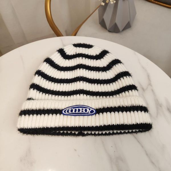 

berets wool hat children winter korean version versatile women autumn sweet fluorescent warm knitted ins korea, Blue;gray
