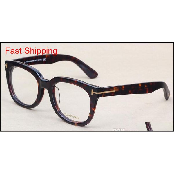 

brand glasses men and women t5179 fashion prescription acetate big frame spectacle optica qylvcv dh_seller2010, Black