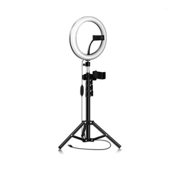 

flash heads 10 inch ring light with bluetooth remote and 0.5m tripod stand led fill for youtube/video/live streaming1