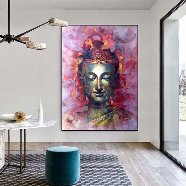 

canvas painting wall posters and prints abstract buddha mural wall art pictures for living room decoration dining children l home decor