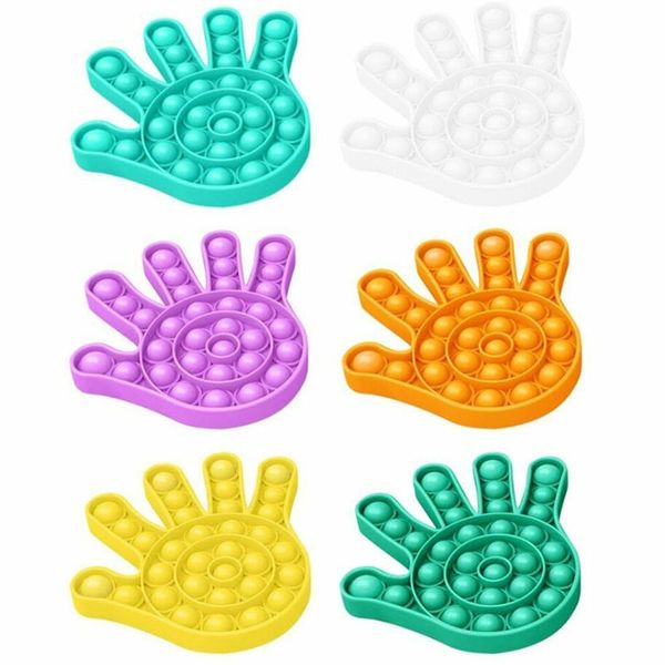 

stocks push pops bubble sensory toy autism needs kid funny anti-stress pops it fidget toys hand shape squishy stress reliever ly10181