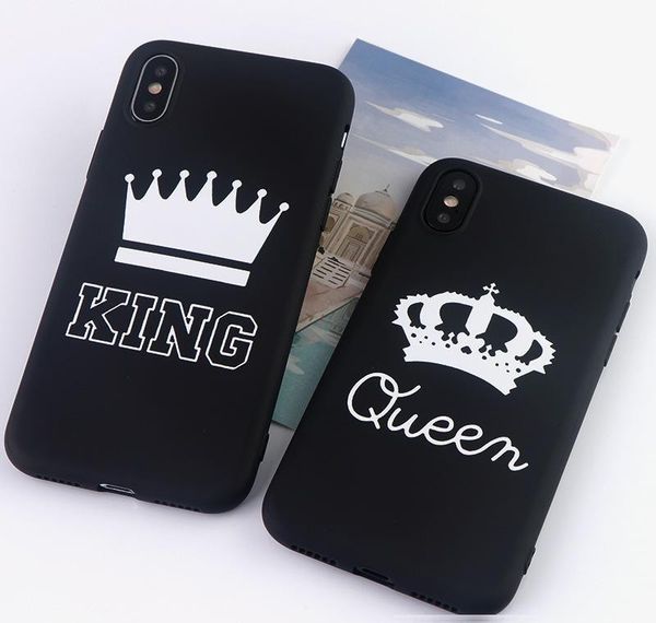 

iphone plus 6s queen 7plus king case 7plus cover max coolest 8/7 sure pro soft x милый чехол тпу для 11 любовник 8plus crown 6 sqctg