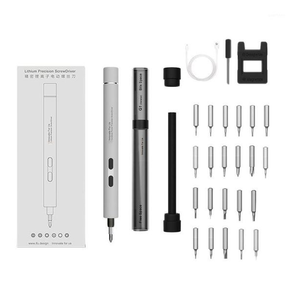 

1 set mini electric screwdriver drill portable cordless power screw driver kit y4qc1