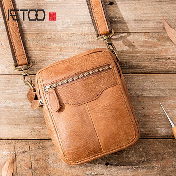 

hbp aetoo messenger bag men shoulder bag male genuine leather men's bags man small flap casual crossbody bags